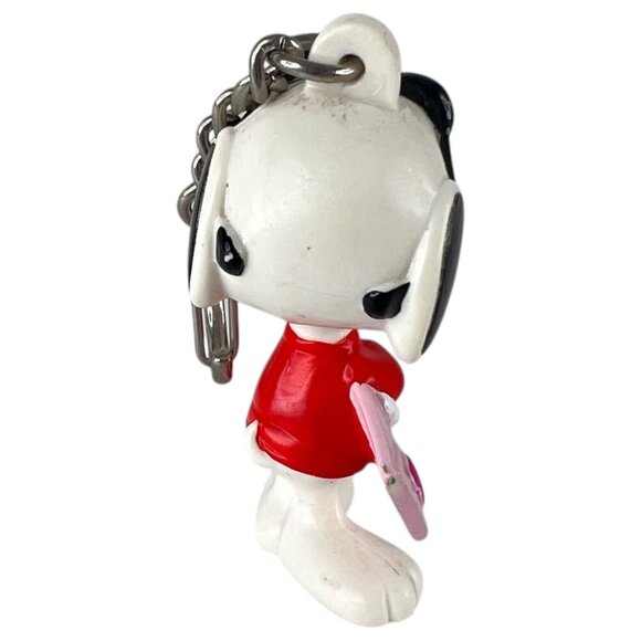 Vintage Joe Cool Snoopy Keychain Valentines Day Black Sunglasses Heart Envelope - Picture 2 of 6